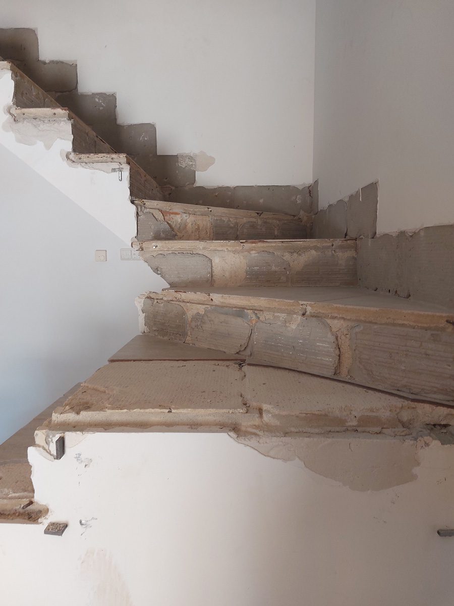 escaleras microcemento 1 antes